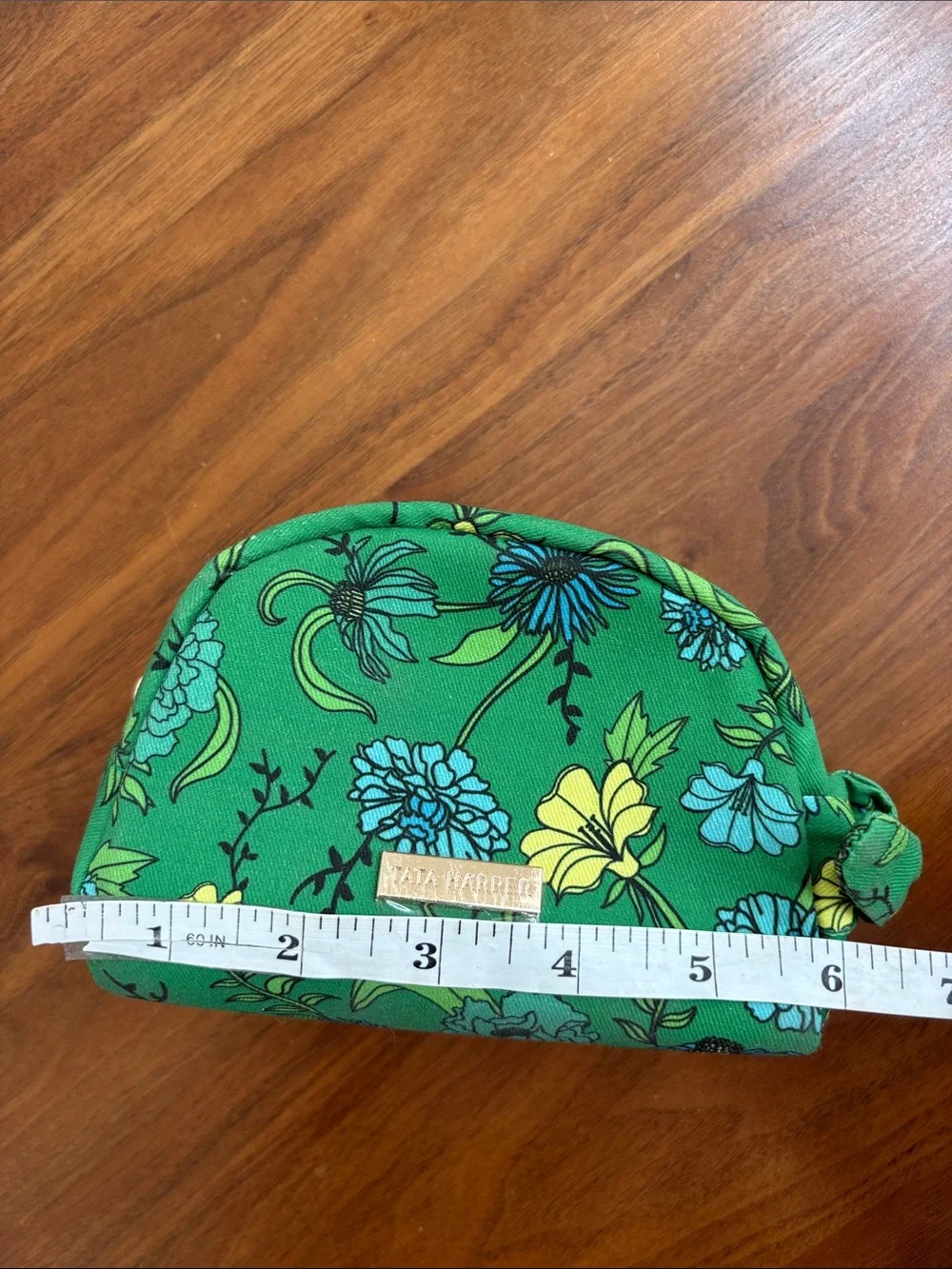 NEW! Tata Harper Cosmetic Pouch Bag & Green Beauty Bandana